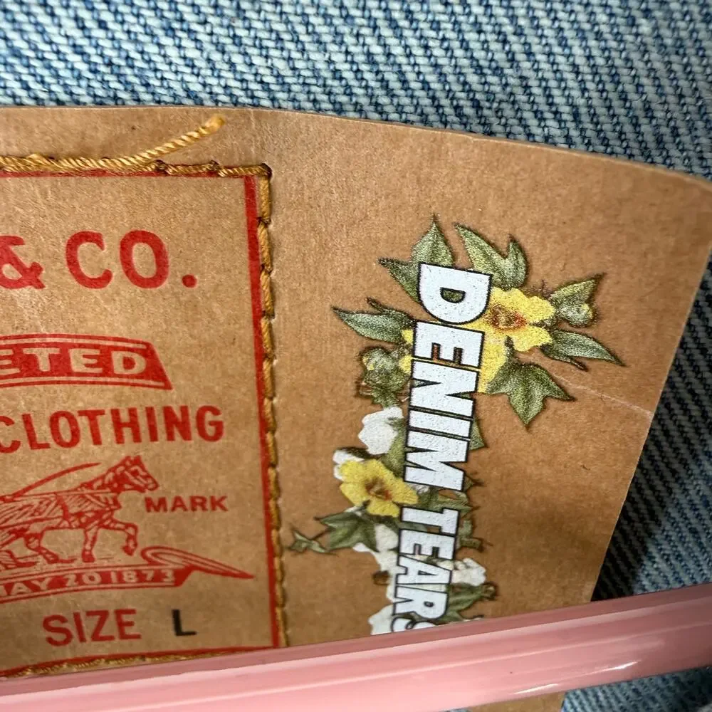 Levi's x Denim Tears Jean Jacket Men’s Size Large NEW Collab 100% Cotton NWOT